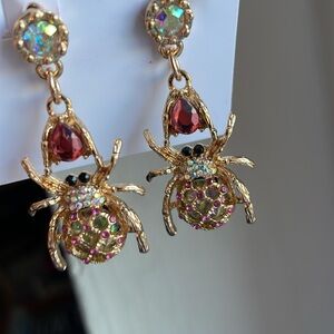 Fun Yet Very Pretty Spider Earrings